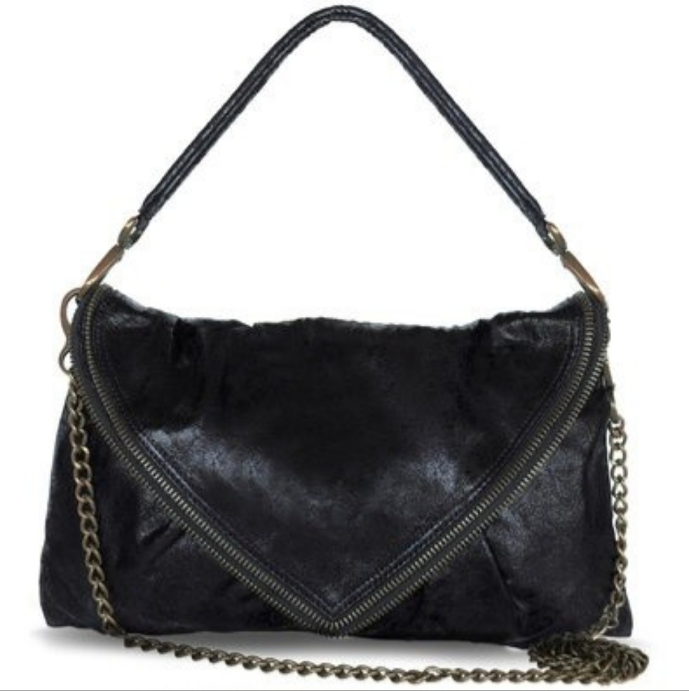 Mat and Nat   Envelope Black Clutch bag